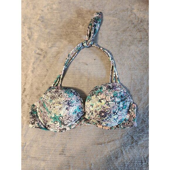 Victoria's Secret Swim 34C Very Sexy Bombshell Bikini Top Paisley - Picture 1 of 4